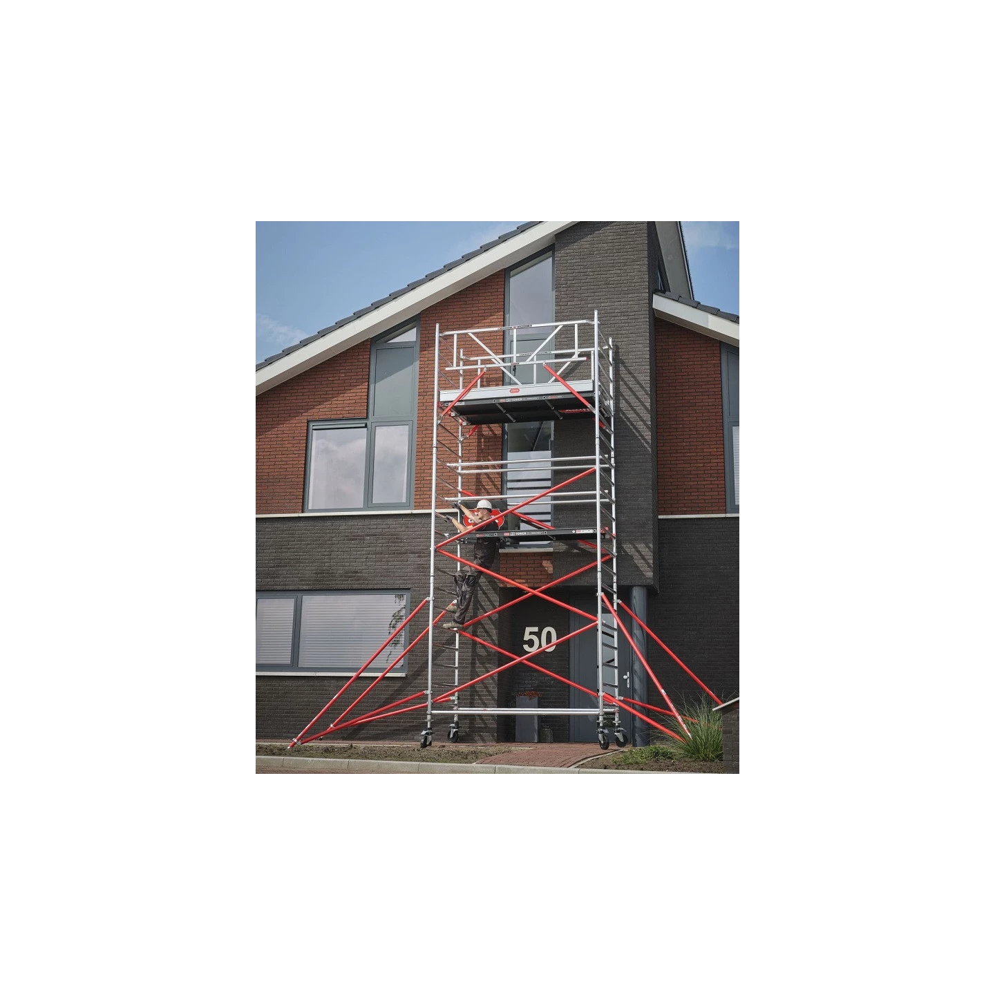 Échafaudage Roulant Large Aluminium - RS TOWER 52 - ALTREX