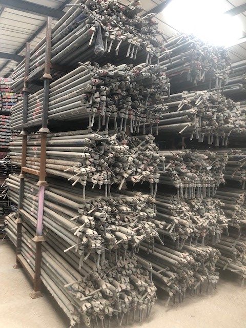 Lot échafaudage occasion multidirectionnel Altrad Plettac Contur: 300m²