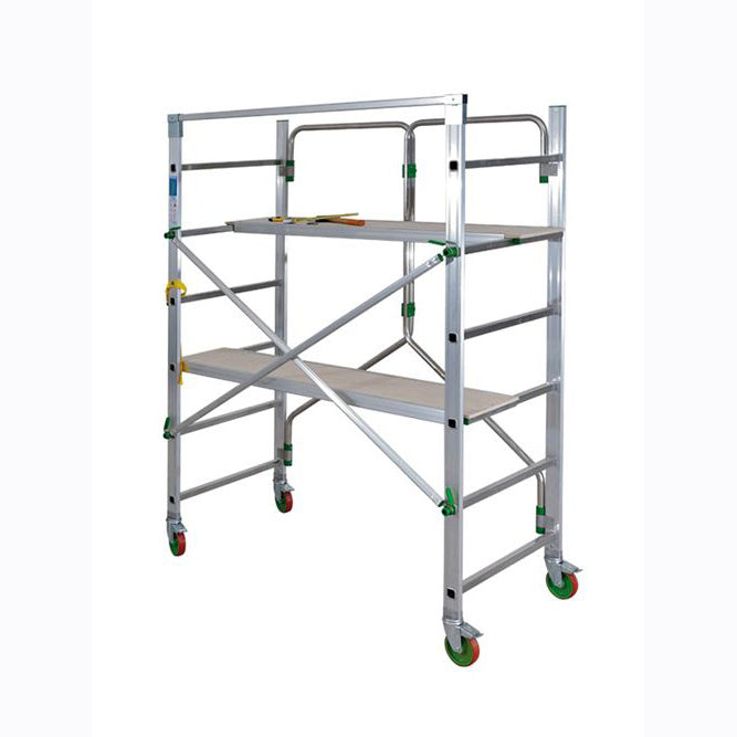 Echafaudage Professionnel Pliable En Aluminium Topalu 2M80