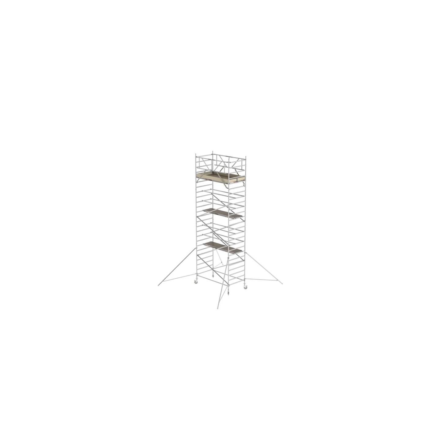 Échafaudage Roulant Aluminium - Double Largeur - FE190XL