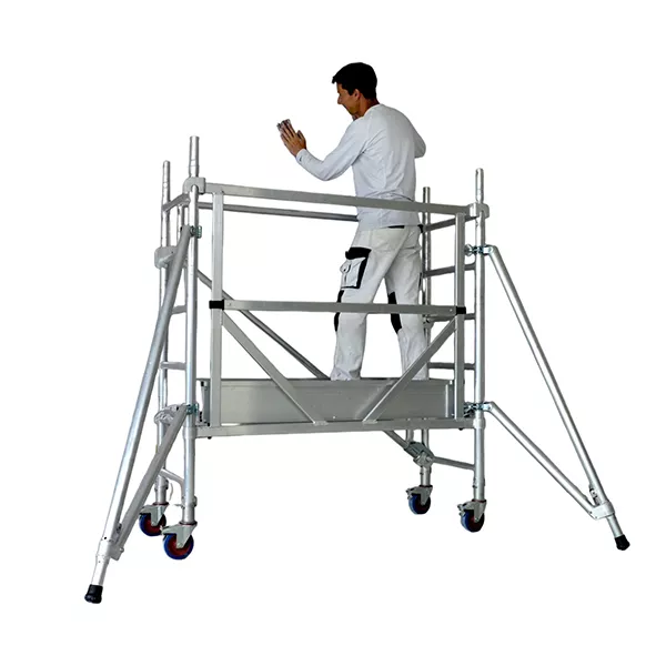 Echafaudage roulant 1 plateau - Hauteur de travail max. 2.60m